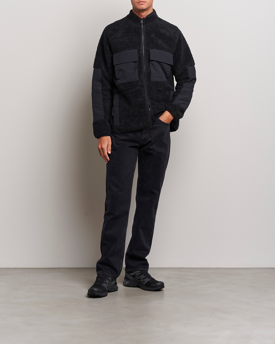 Herre | Trøjer | Peak Performance | Heavy Pile Full Zip Black