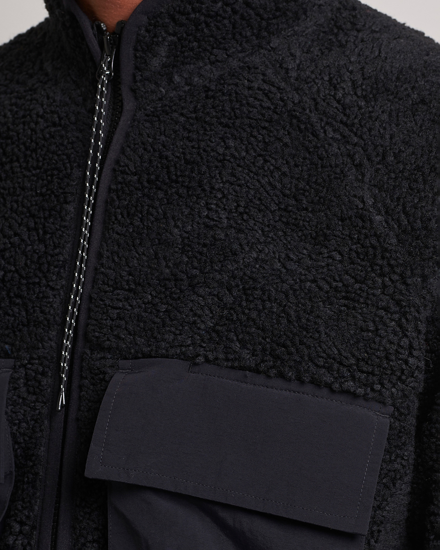 Herre | Trøjer | Peak Performance | Heavy Pile Full Zip Black