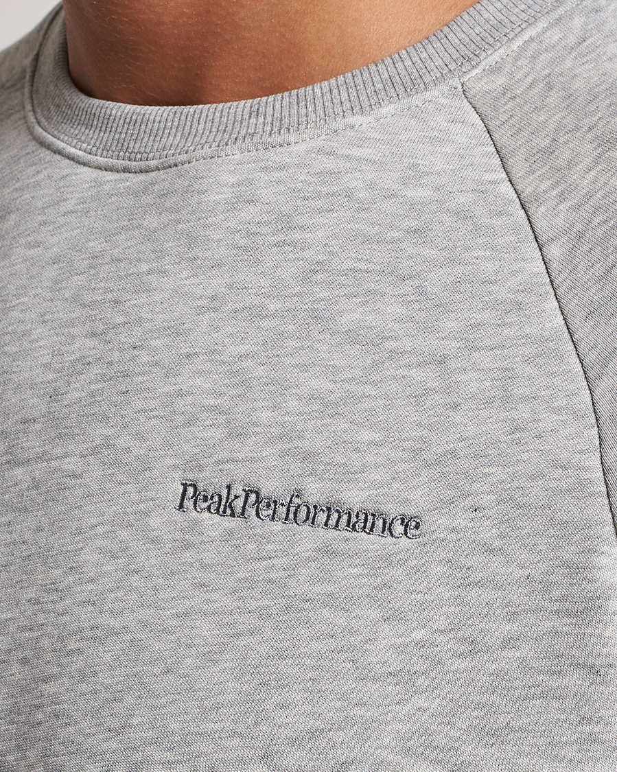 Herre | Trøjer | Peak Performance | Original Logo Crew Neck Sweatshirt Grey Melange