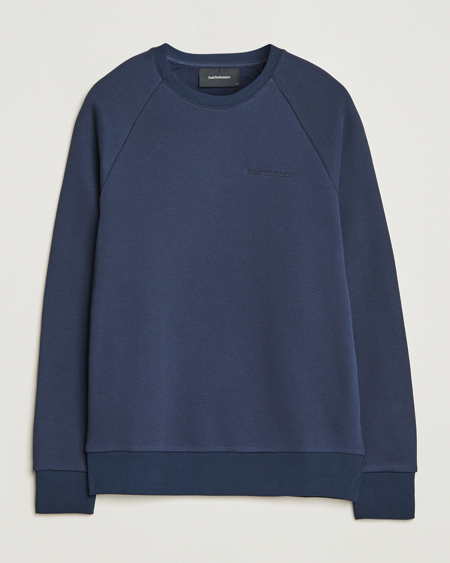 Herre | Trøjer | Peak Performance | Original Logo Crew Neck Sweatshirt Blue Shadow