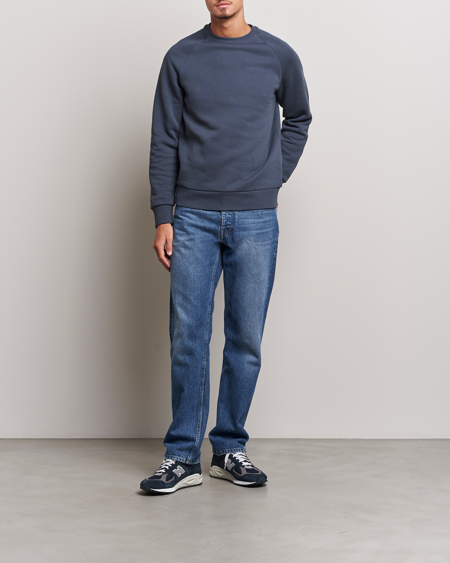 Herre | Trøjer | Peak Performance | Original Logo Crew Neck Sweatshirt Omber Blue