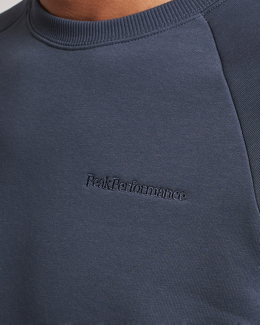 Herre | Trøjer | Peak Performance | Original Logo Crew Neck Sweatshirt Omber Blue