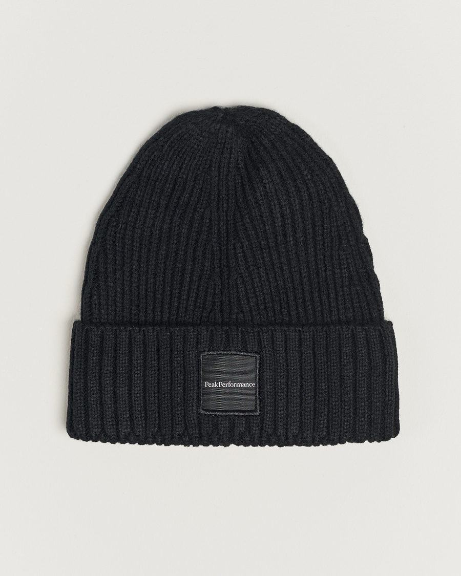 Herre | Peak Performance Cornice Ribbed Hat Black | Peak Performance | Cornice Ribbed Hat Black