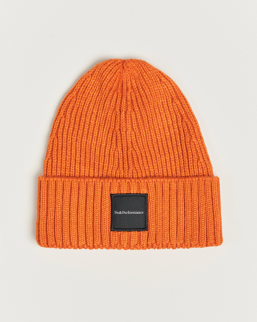 Herre | Peak Performance Cornice Ribbed Hat Gold Flame | Peak Performance | Cornice Ribbed Hat Gold Flame