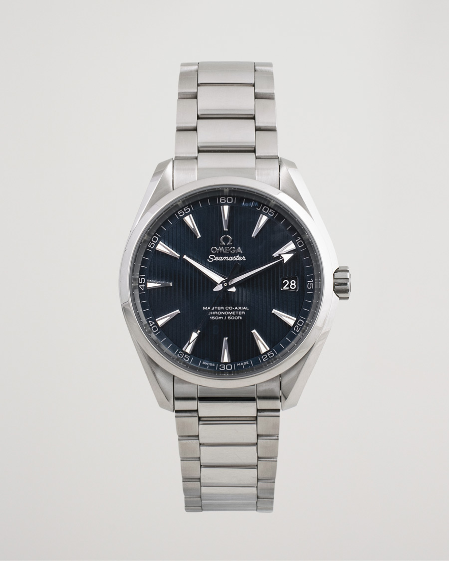 Herre | Omega Pre-Owned Seamaster Aqua Terra 231.10.42.21.03.003 Steel Blue | Omega Pre-Owned | Seamaster Aqua Terra 231.10.42.21.03.003 Steel Blue