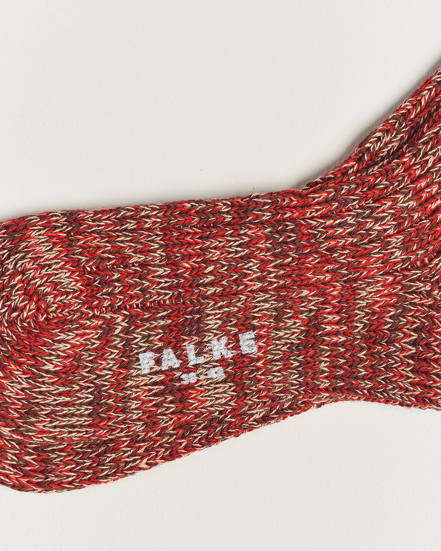 Herre | Tøj | Falke | Brooklyn Cotton Sock Red Flash