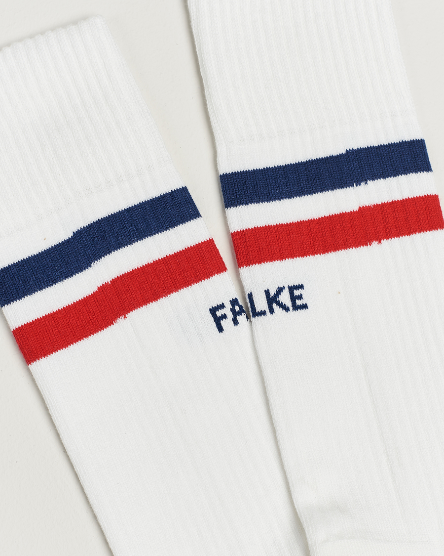 Herre | Undertøj | Falke | Dynamic Tennis Sock White/Blue/Red