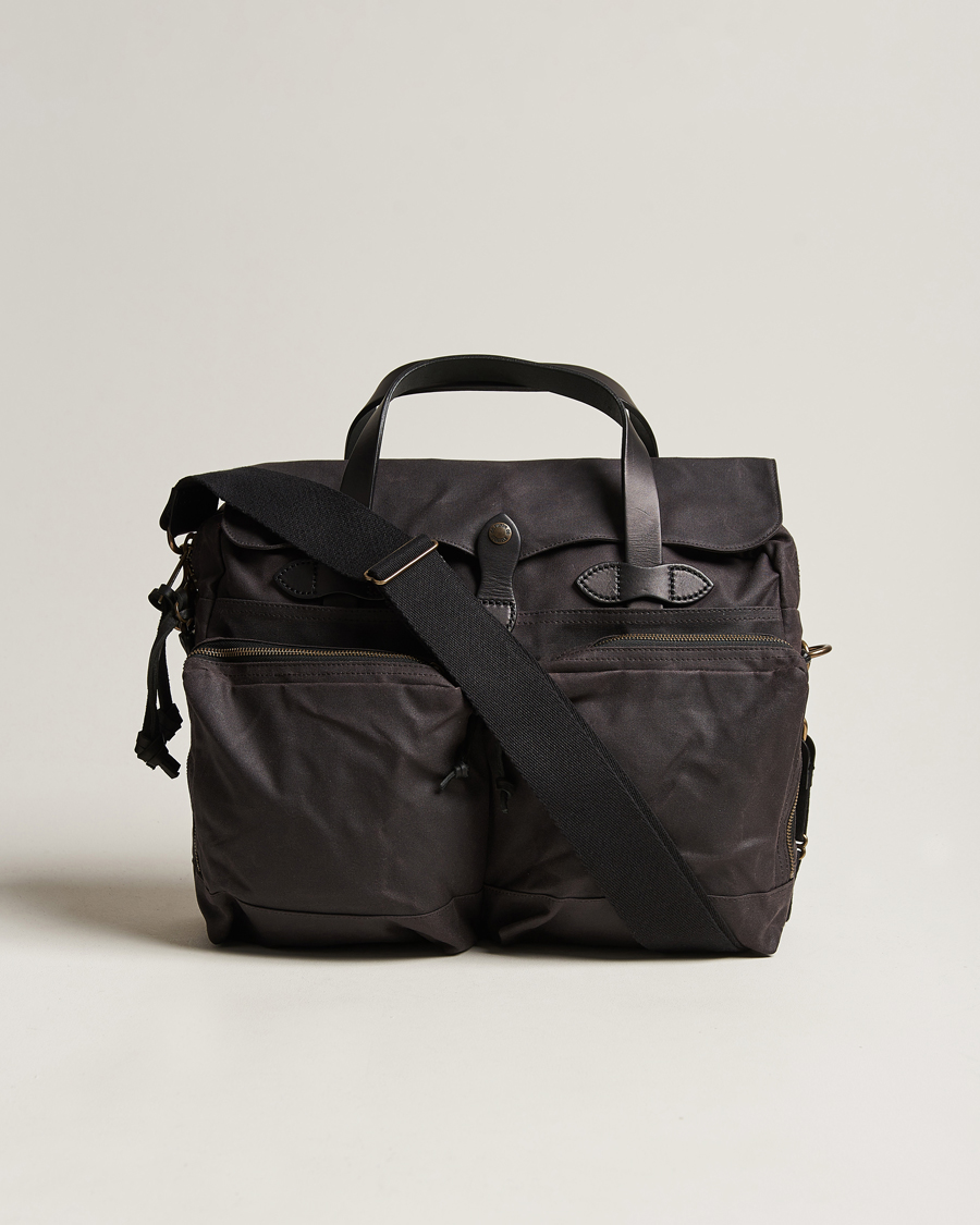 Herre | Filson 24-Hour Tin Briefcase Cinder | Filson | 24-Hour Tin Briefcase Cinder