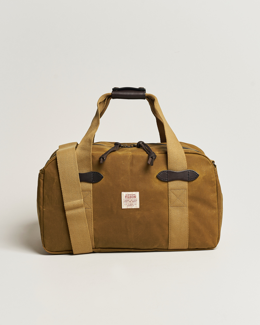 Herre | Filson Tin Cloth Small Duffle Bag Dark Tan | Filson | Tin Cloth Small Duffle Bag Dark Tan