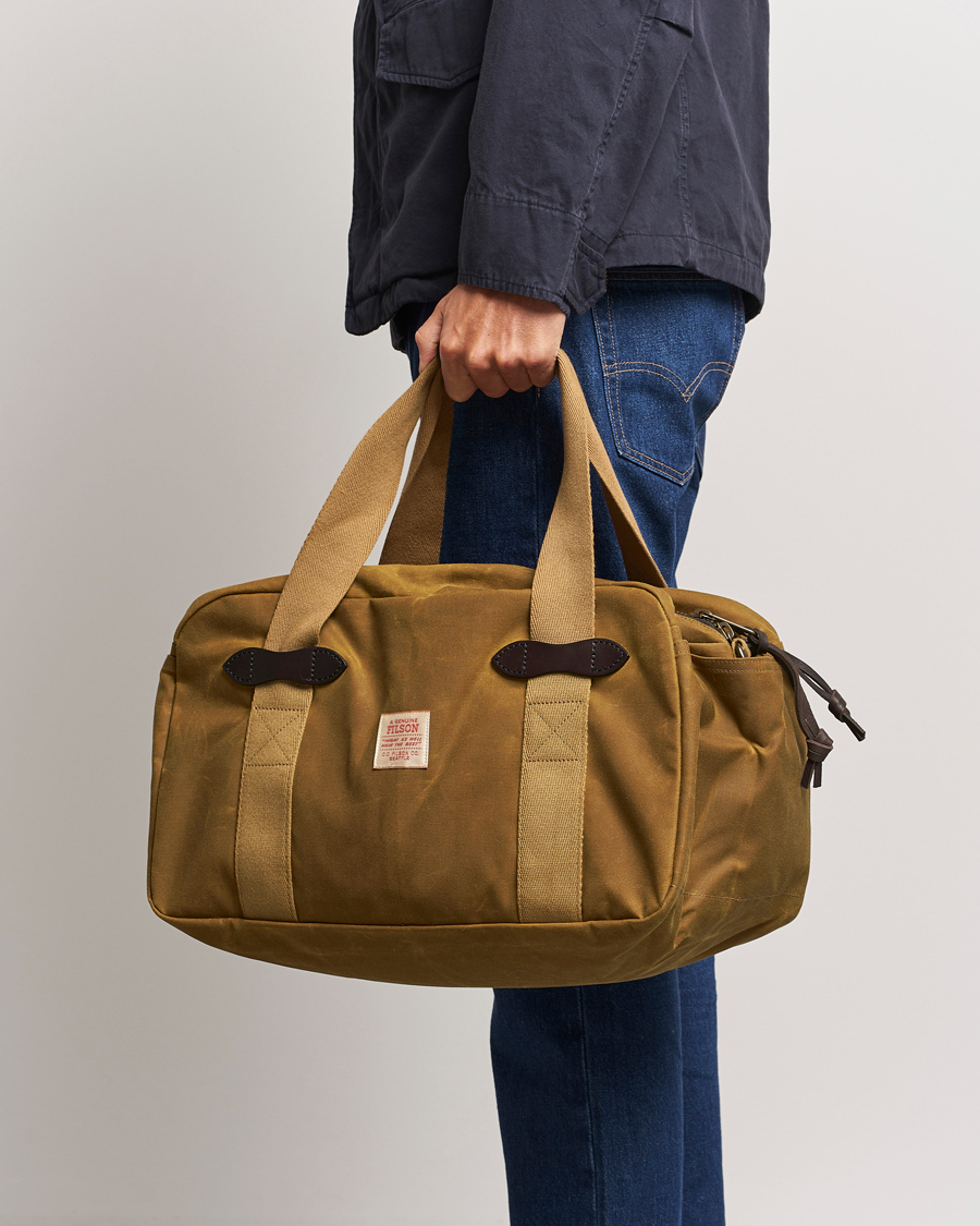 Herre | Filson Tin Cloth Small Duffle Bag Dark Tan | Filson | Tin Cloth Small Duffle Bag Dark Tan