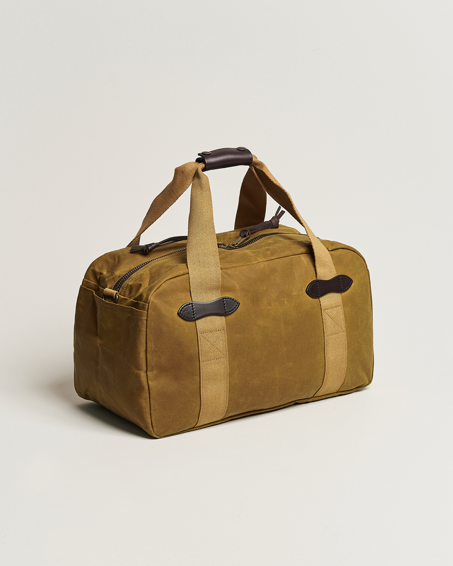 Herre | Filson Tin Cloth Small Duffle Bag Dark Tan | Filson | Tin Cloth Small Duffle Bag Dark Tan