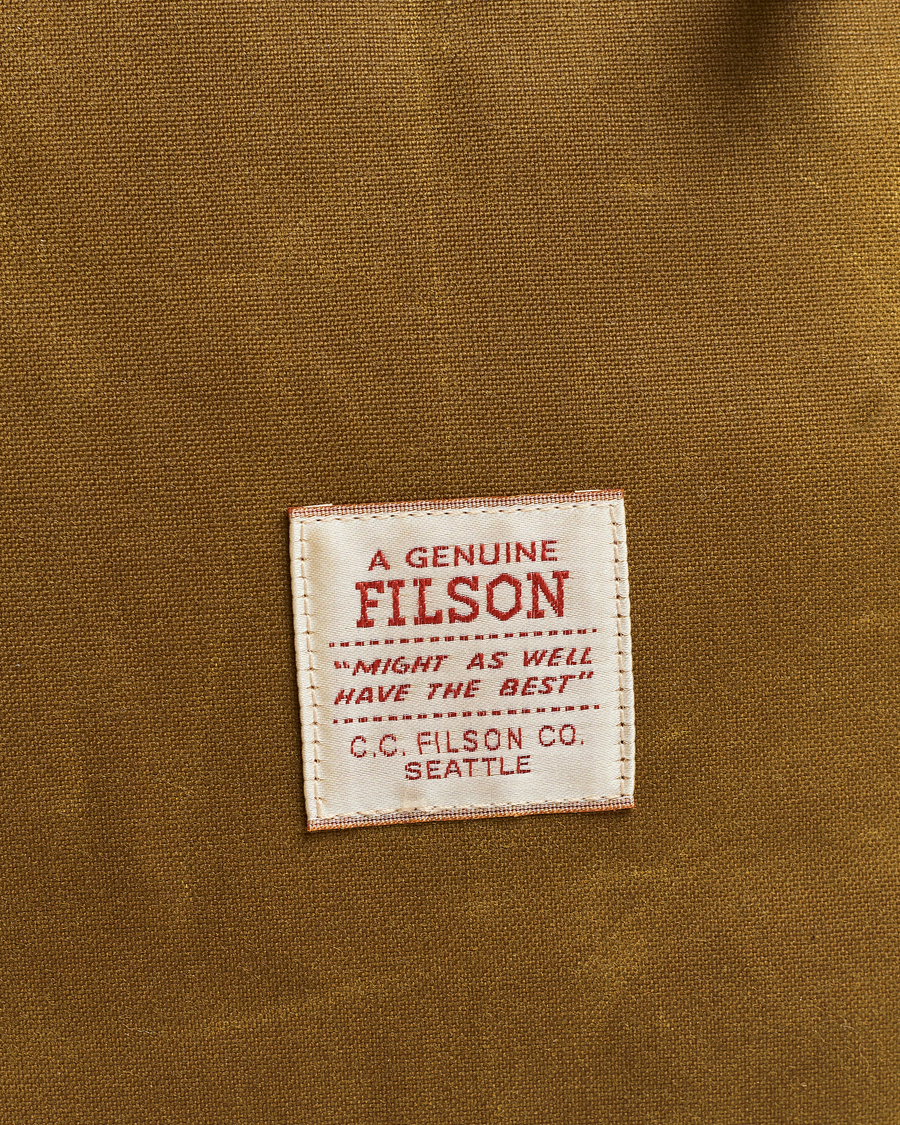Herre | Filson Tin Cloth Small Duffle Bag Dark Tan | Filson | Tin Cloth Small Duffle Bag Dark Tan