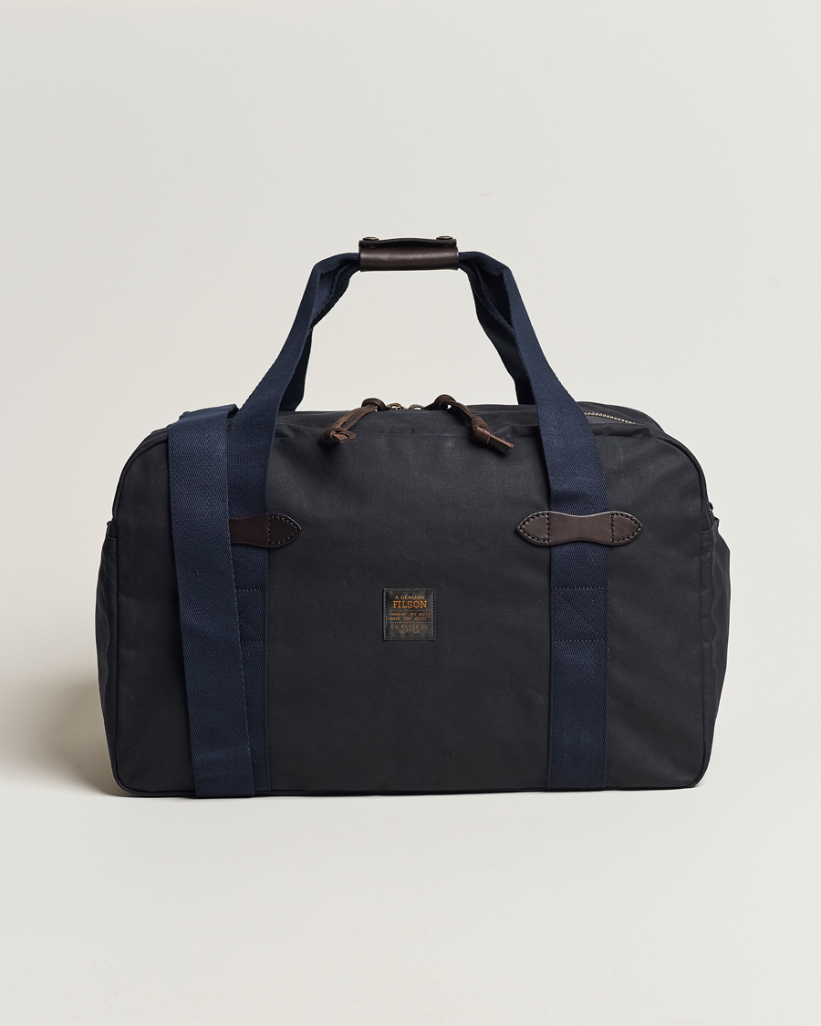 Herre | Filson Tin Cloth Medium Duffle Bag Navy | Filson | Tin Cloth Medium Duffle Bag Navy