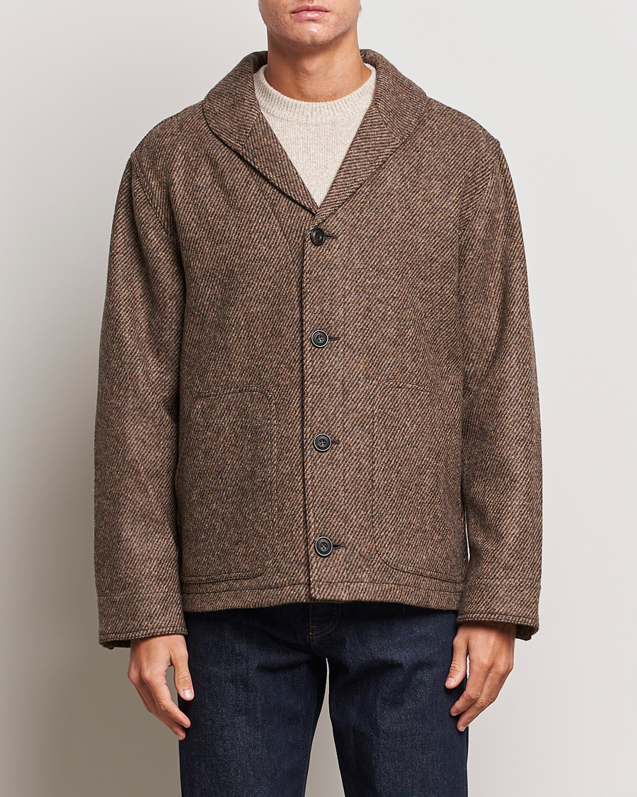 Herre | Jakker | Filson | Decatur Island Wool Jacket Natural Brown
