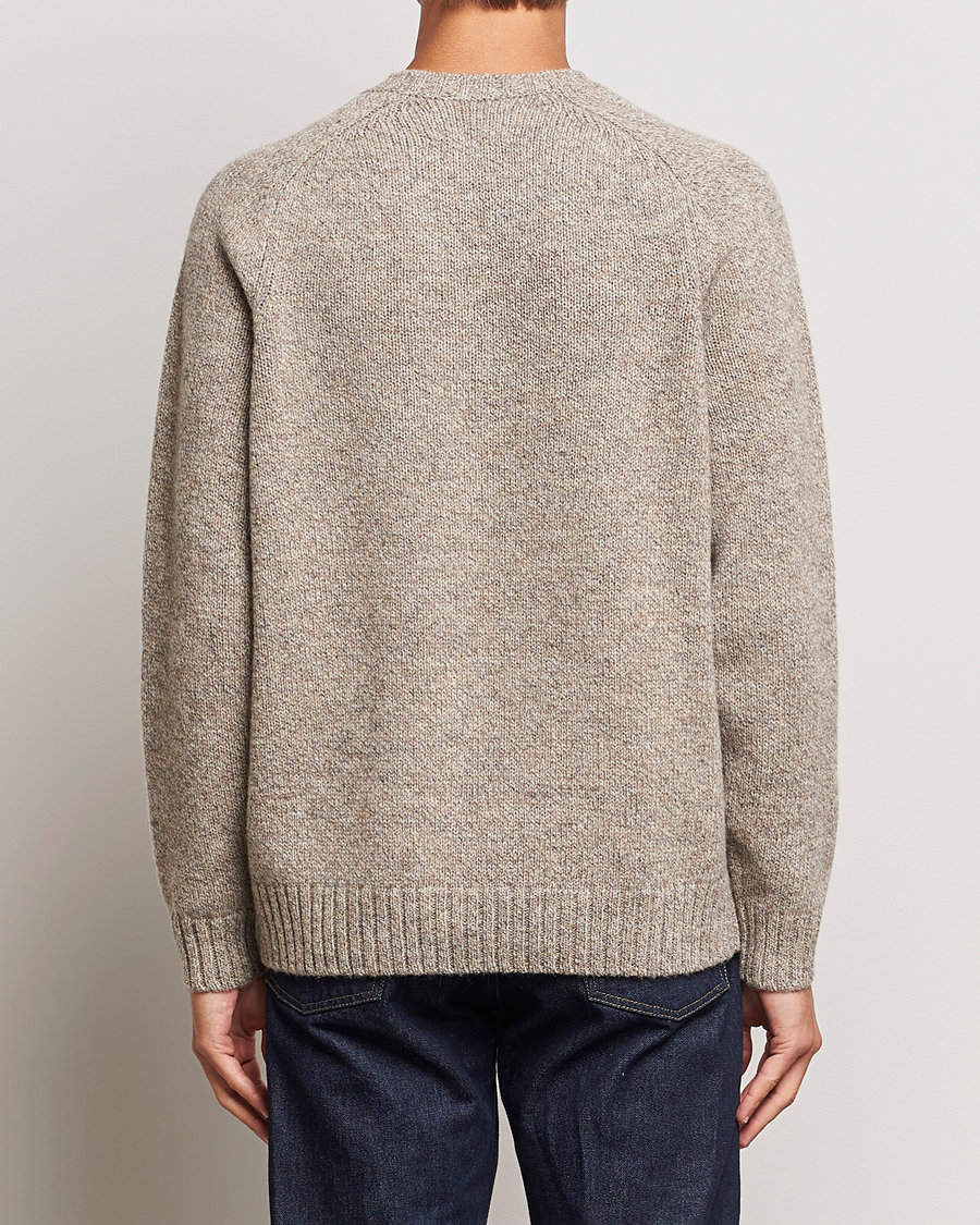 Herre | Trøjer | Filson | Irish Wool 5-Guage Knitted Sweater Natural/Brown