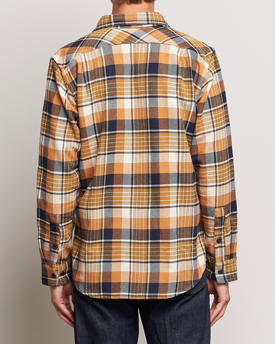 Herre | Skjorter | Filson | Vintage Flannel Work Shirt Navy/Cumin Red