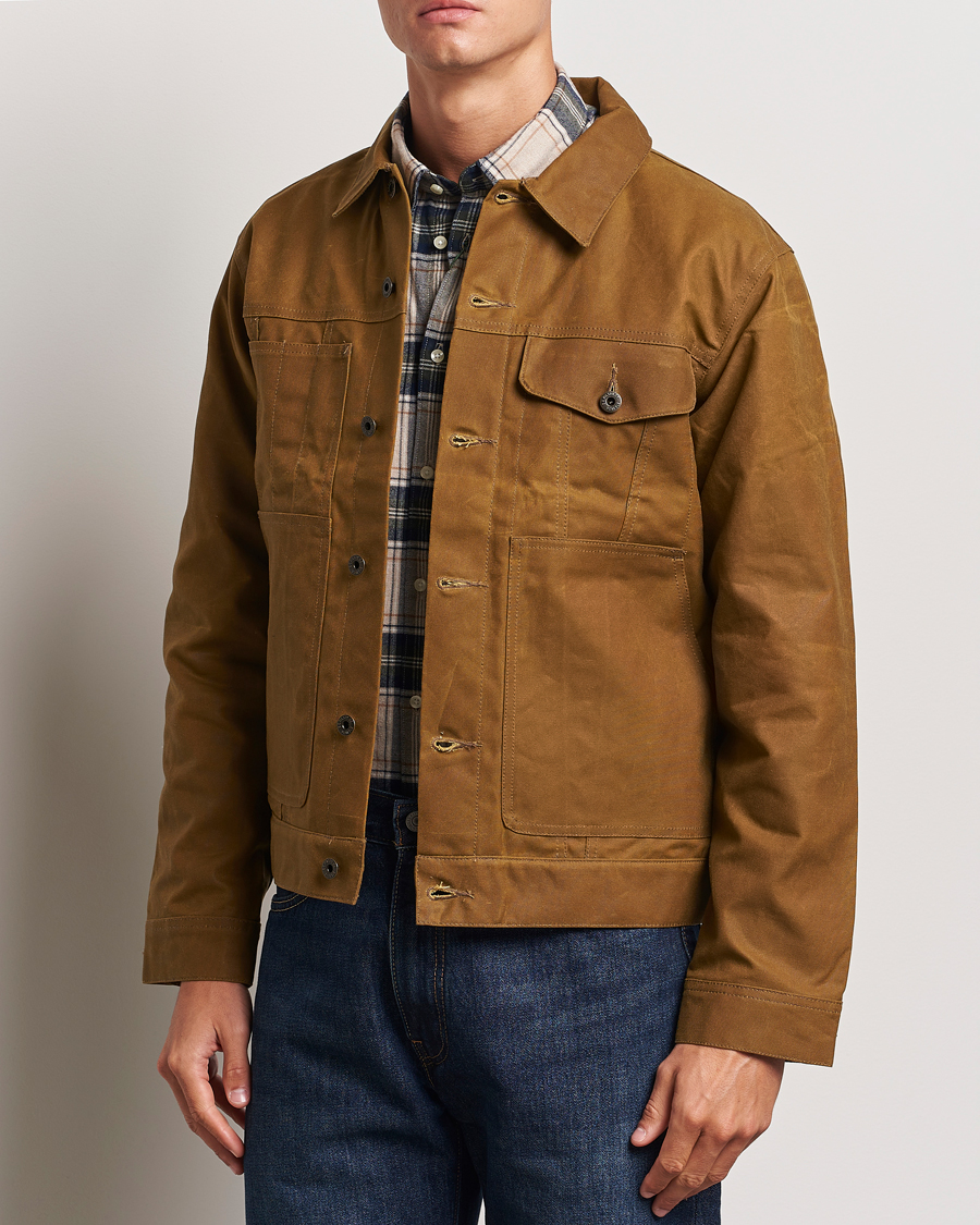 Herre | Filson | Filson | Short Lined Waxed Cruiser Dark Tan
