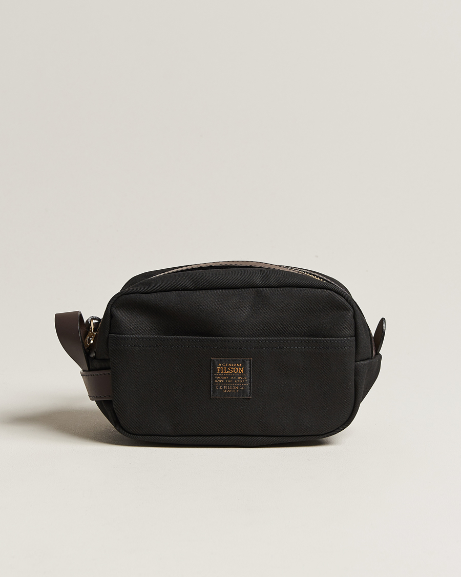 Men |  | Filson | Rugged Twill Travel Kit Black