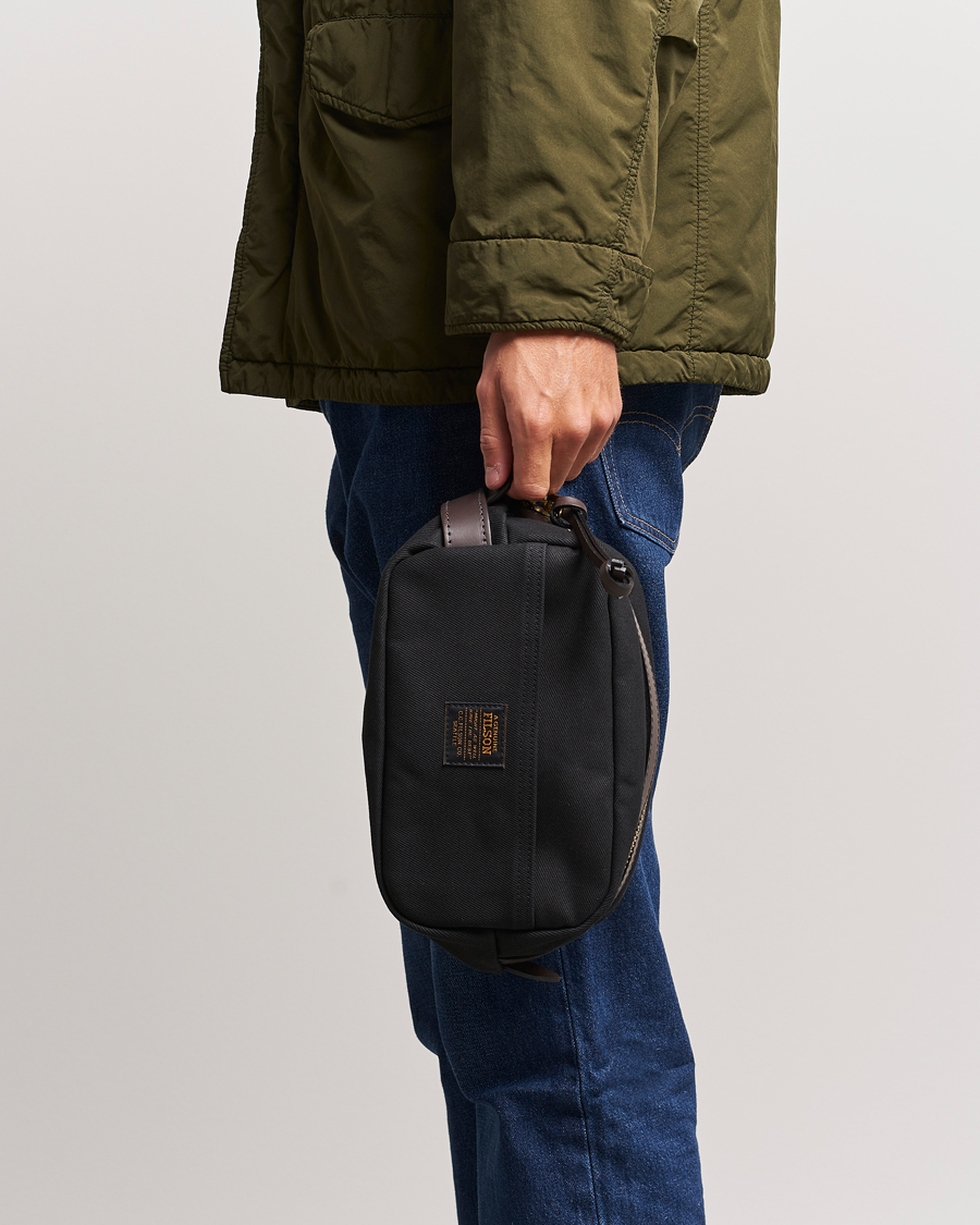 Herre | Toilettasker | Filson | Rugged Twill Travel Kit Black