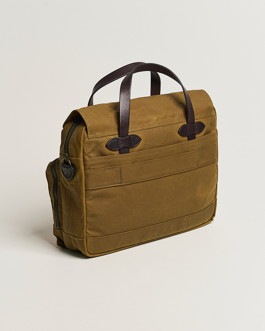 Herre | Tasker | Filson | 24-Hour Tin Briefcase Dark Tan