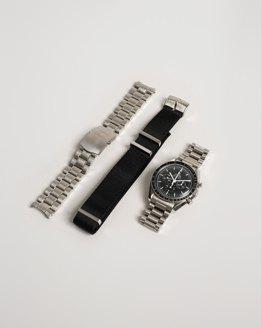 Herre | Omega Pre-Owned Speedmaster Moonwatch PRO 005 Steel Black Steel Black | Omega Pre-Owned | Speedmaster Moonwatch PRO 005 Steel Black Steel Black