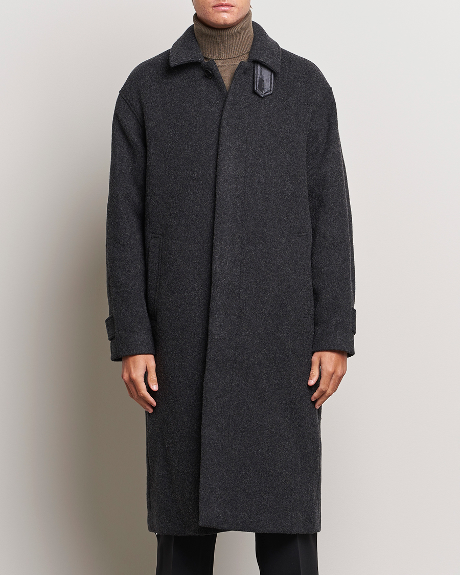 Herre | Jakker | Samsøe Samsøe | Samsøe & Samsøe Jacob Coat Black Melange