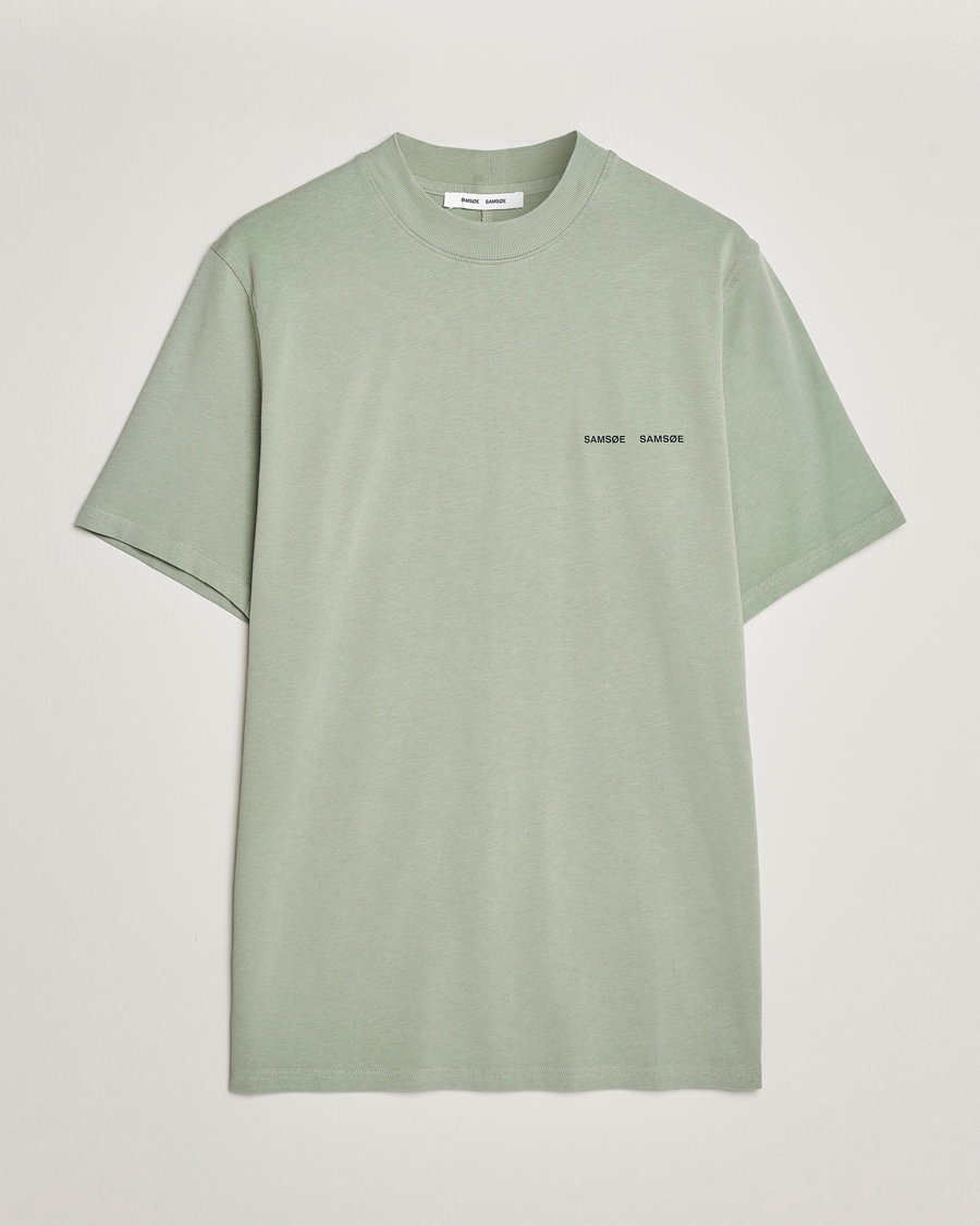 Herre | T-Shirts | Samsøe Samsøe | Samsøe & Samsøe Norsbro Crew Neck T-Shirt Iceberg Green