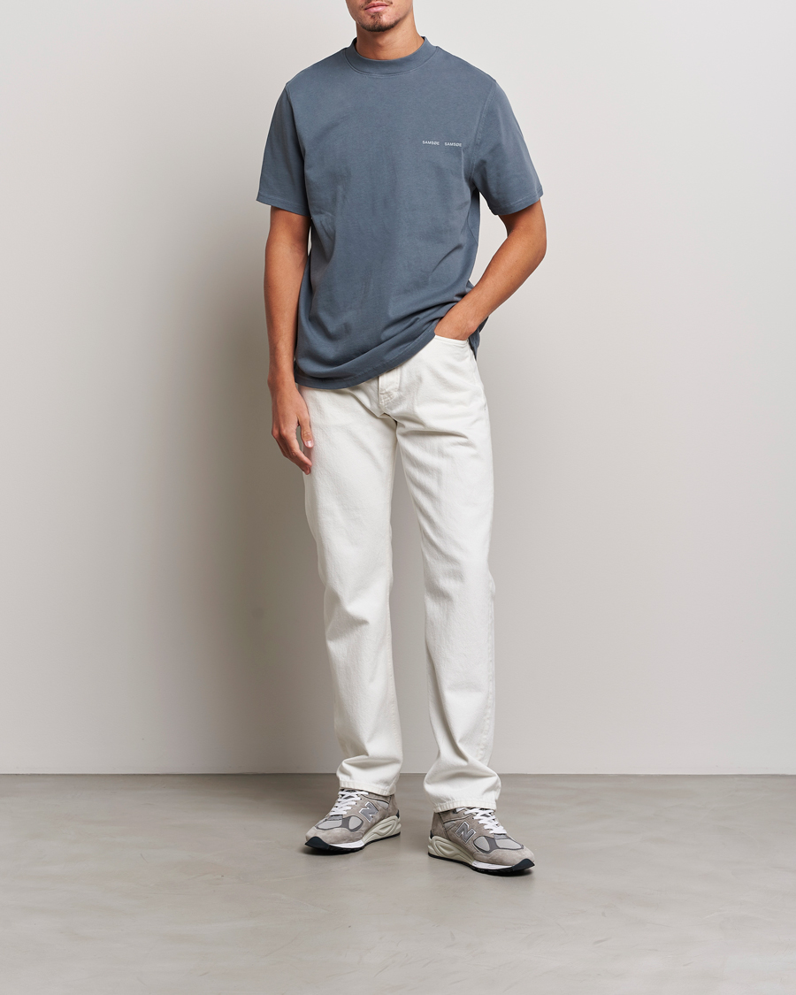 Herre | T-Shirts | Samsøe Samsøe | Samsøe & Samsøe Norsbro Crew Neck T-Shirt Stormy Weather