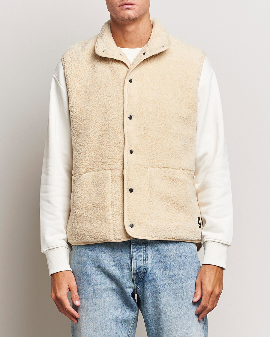 Herre | Contemporary Creators | Samsøe Samsøe | Carlo Fleece Vest Brown Rice