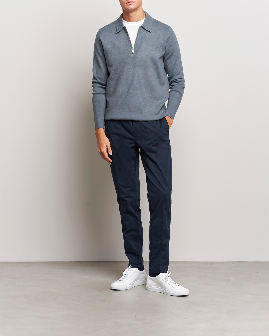 Herre | Trøjer | Samsøe Samsøe | Samsøe & Samsøe Guna Half Zip Stormy Weather