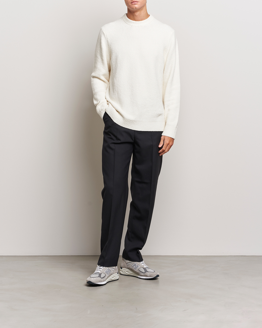 Herre | Trøjer | Samsøe Samsøe | Alts Heavy Knitted Crew Neck Clear Cream