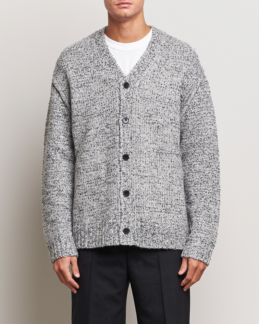 Herre | Trøjer | Samsøe Samsøe | Samsøe & Samsøe Max Knitted Cardigan Grey Melange