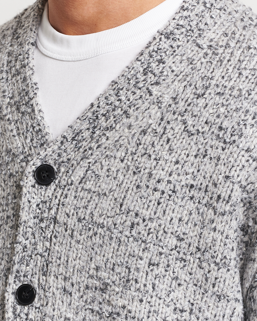 Herre | Trøjer | Samsøe Samsøe | Samsøe & Samsøe Max Knitted Cardigan Grey Melange