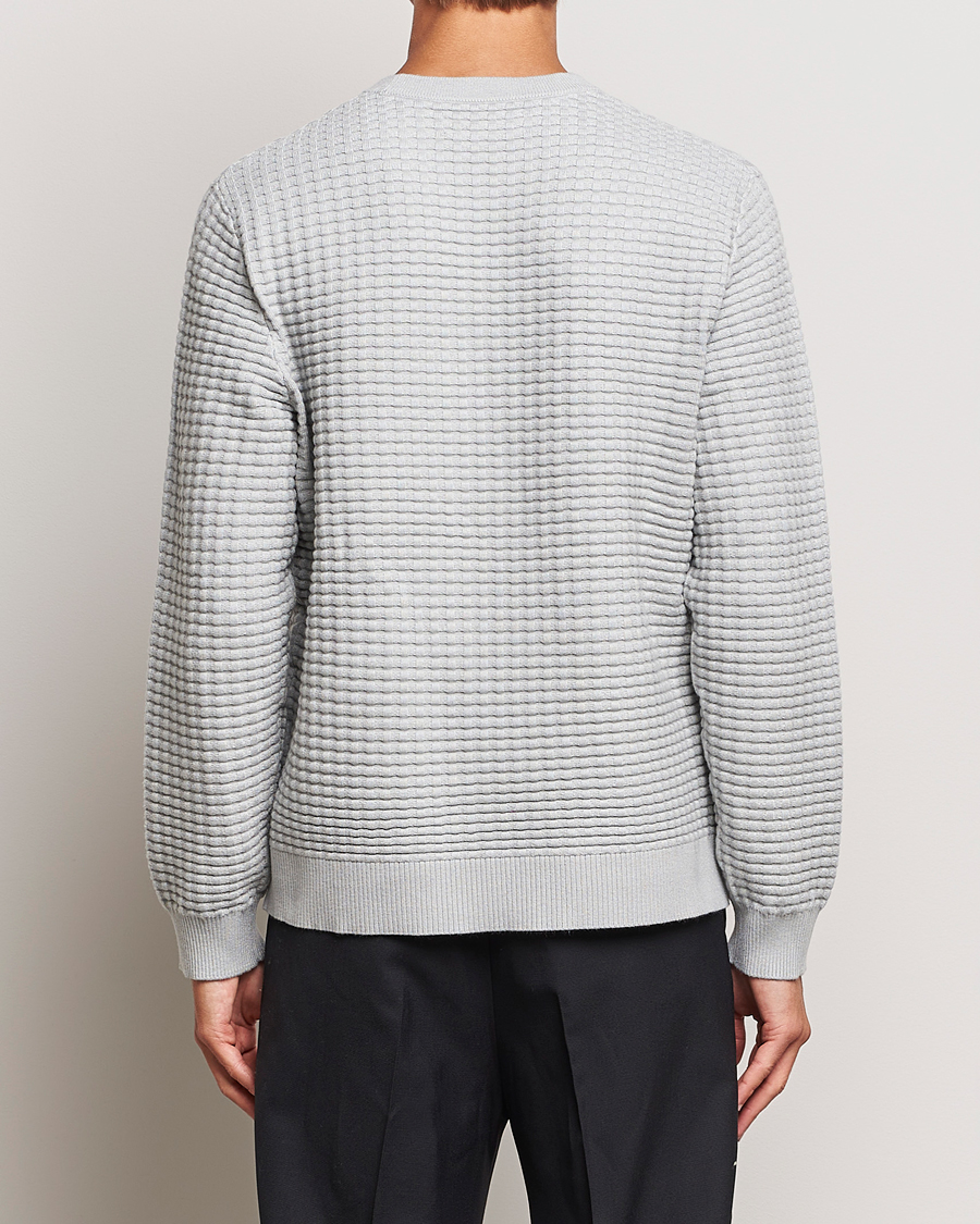 Herre | Trøjer | Samsøe Samsøe | Samsøe & Samsøe Jules Waffle Knitted Crew Neck High Rise Grey