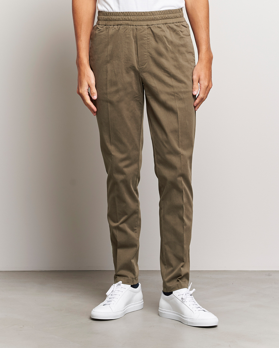 Herre | Bukser | Samsøe Samsøe | Samsøe & Samsøe Smithy Drawstring Trousers Crocodile