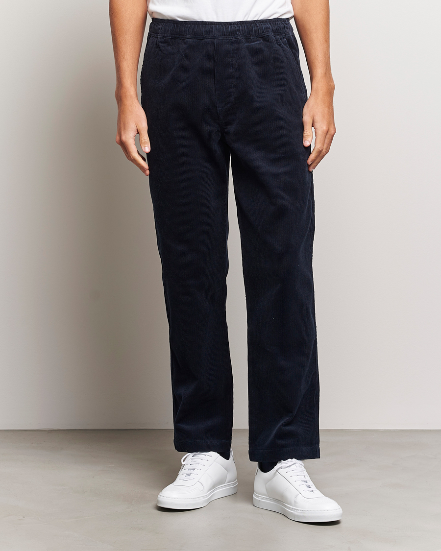 Herre | Bukser | Samsøe Samsøe | Samsøe & Samsøe Jabari Corduroy Trousers Salute Navy