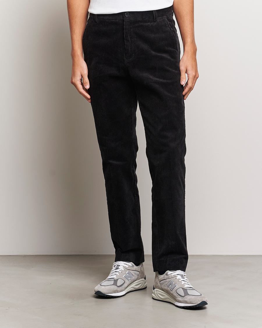 Herre | Contemporary Creators | Samsøe & Samsøe | Felix Corduroy Trousers Black