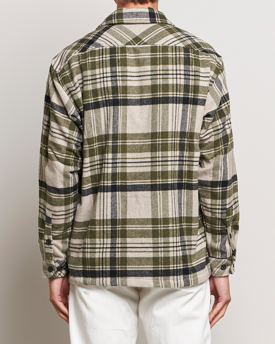 Herre | Skjorter | Samsøe Samsøe | Samsøe & Samsøe Castor Checked Overshirt Sphagnum Multi