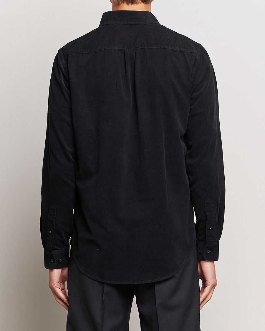 Herre | Skjorter | Samsøe Samsøe | Samsøe & Samsøe Liam Baby Cord Shirt Black