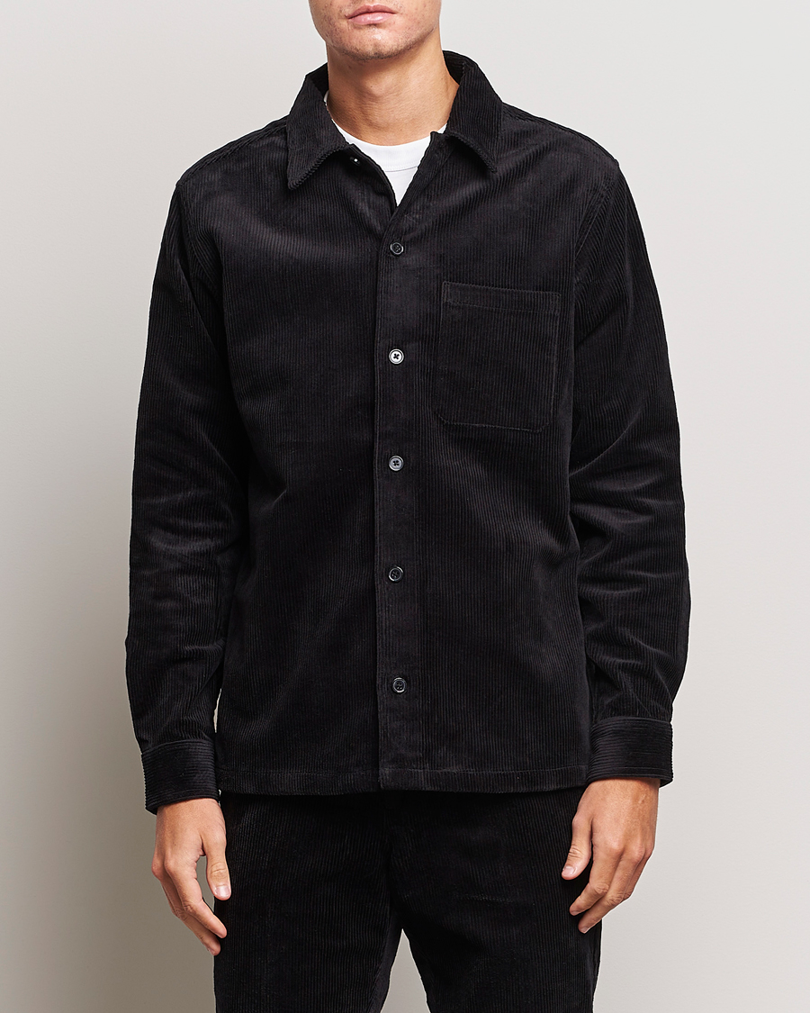 Herre | Samsøe & Samsøe | Samsøe & Samsøe | Damon Corduroy Overshirt Black