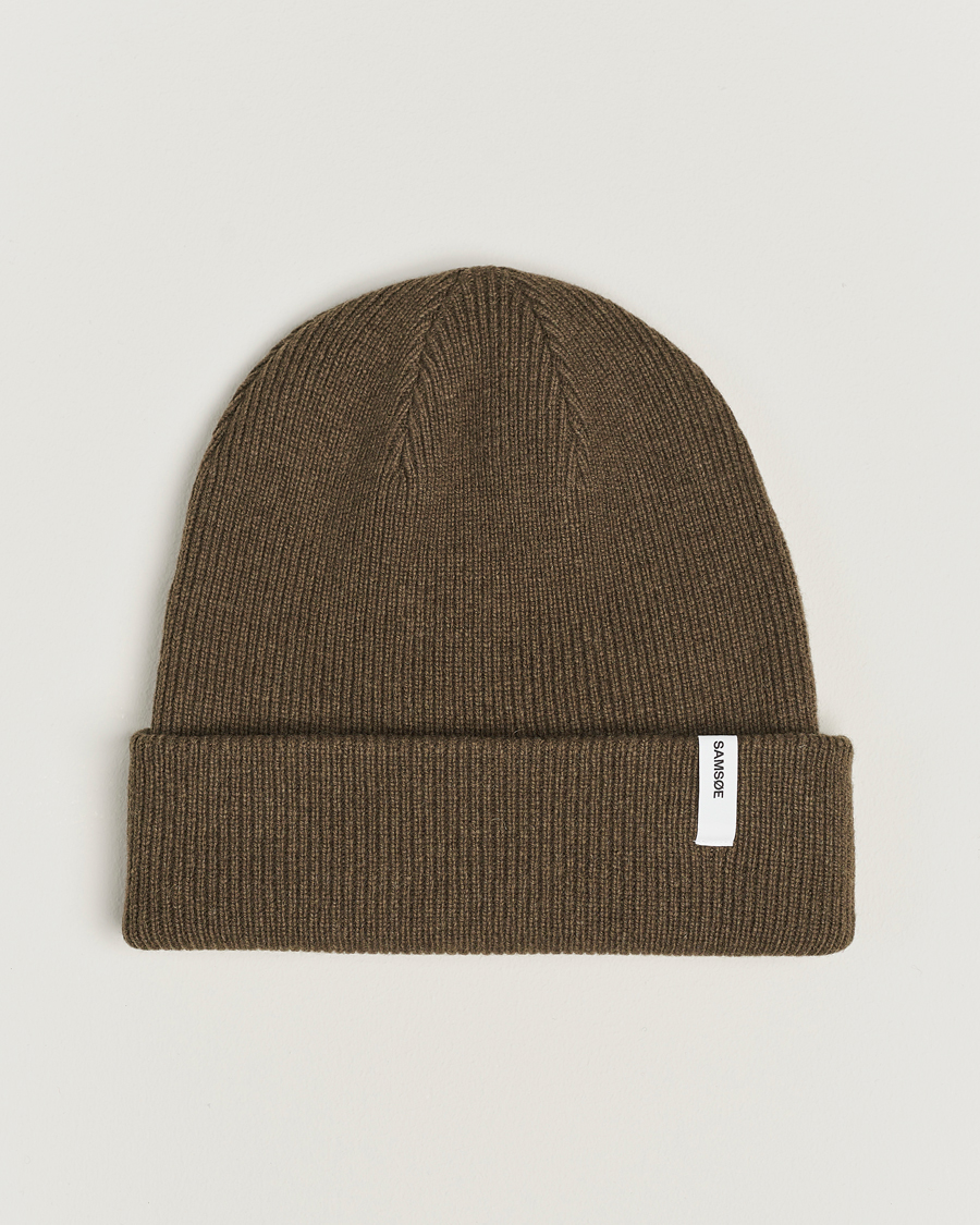 Herre | Samsøe & Samsøe Lambswool Beanie Crocodile | Samsøe Samsøe | Samsøe & Samsøe Lambswool Beanie Crocodile