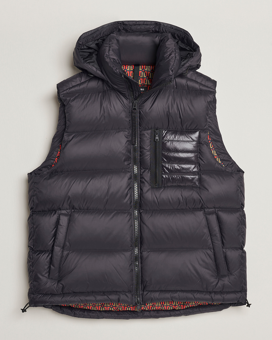 Herre | Jakker | J.Lindeberg | Duke Hoodded Down Vest Black