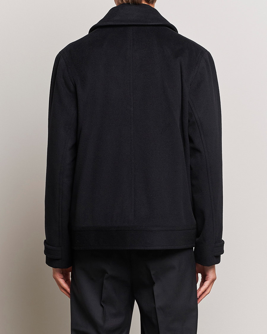 Herre | Jakker | J.Lindeberg | Don Double Breasted Wool/Cashmere Jacket Black