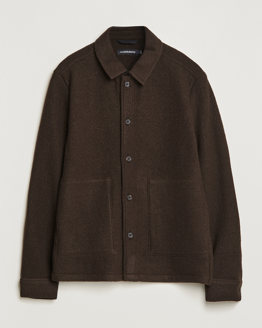 Herre | Jakker | J.Lindeberg | Boyd Wool Overshirt Delicioso