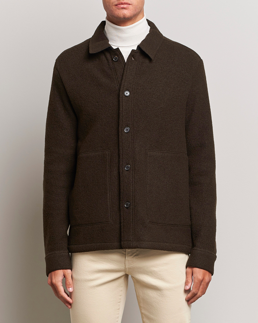 Herre | J.Lindeberg | J.Lindeberg | Boyd Wool Overshirt Delicioso