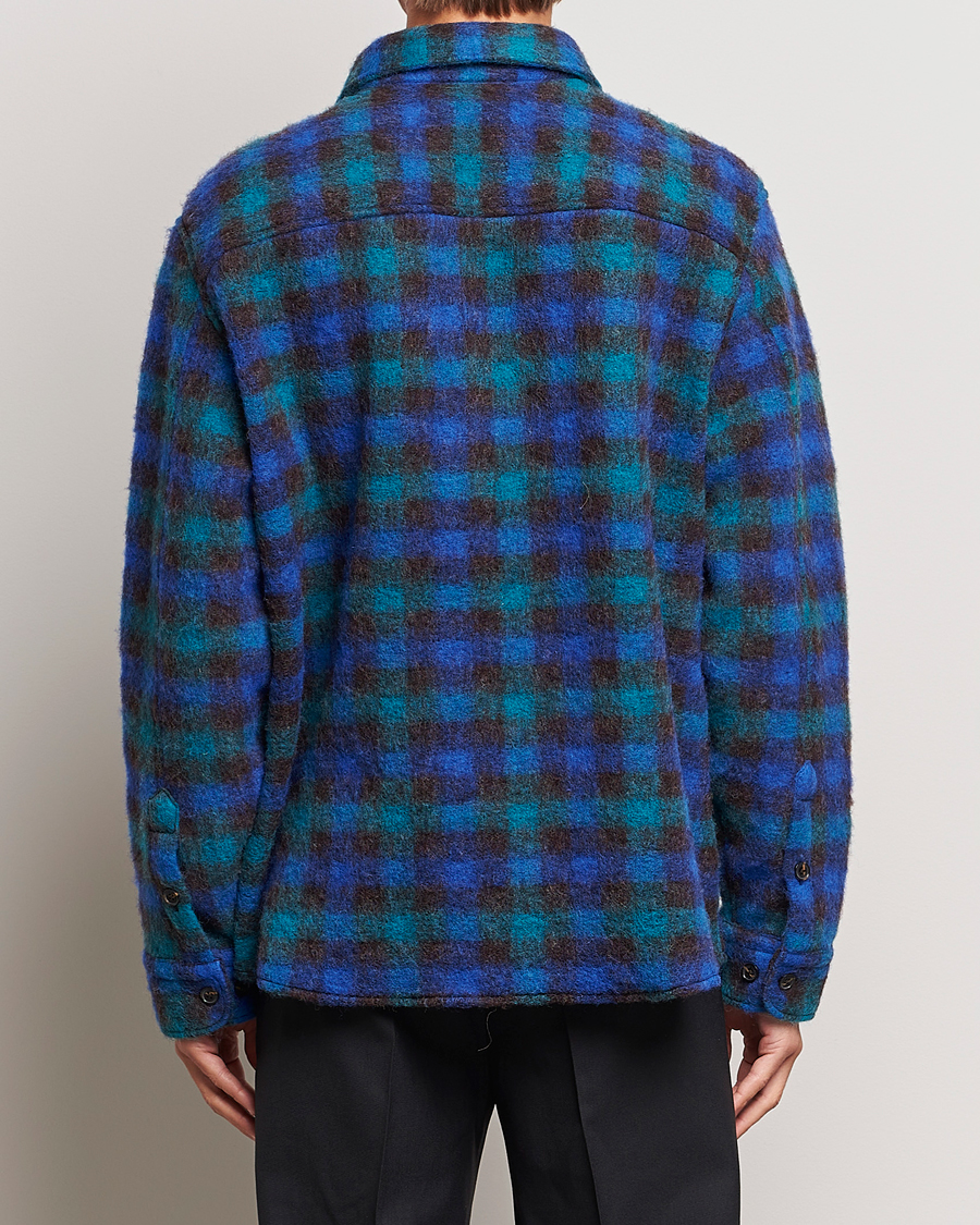 Herre | Jakker | J.Lindeberg | Carter Check Wool Mix Overshirt Surf The Web
