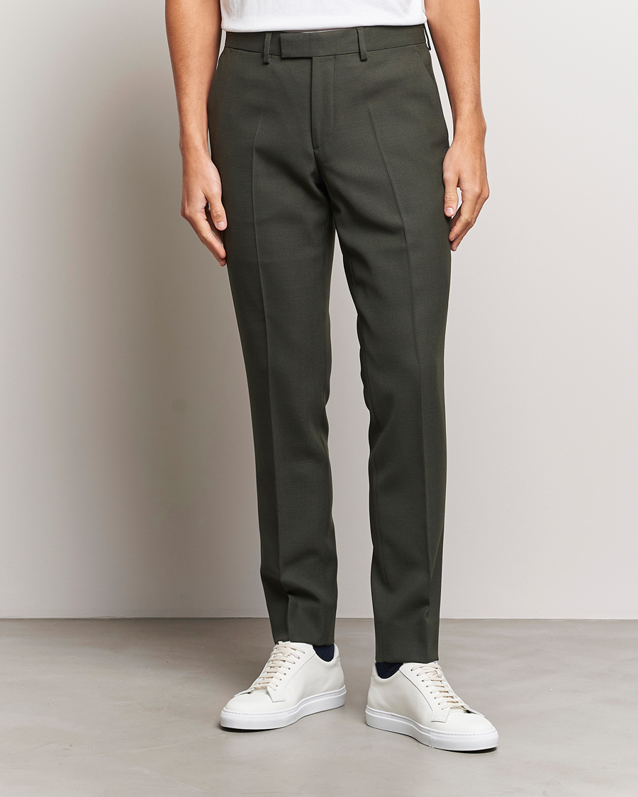 Herre | Bukser | J.Lindeberg | Grant Active Hopsack Pants Forest Green