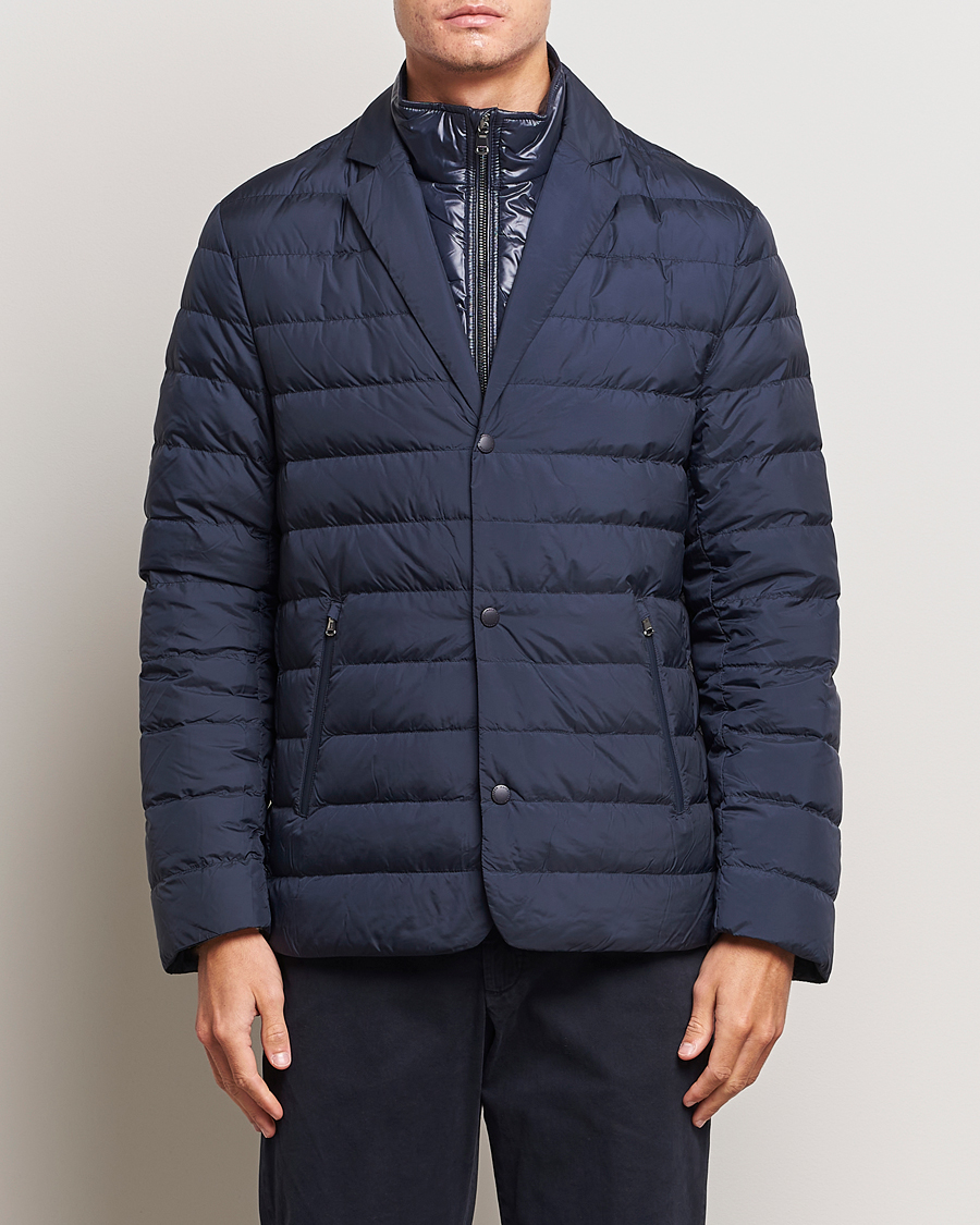 Herre | Jakker | J.Lindeberg | Bacchus Down Blazer Navy
