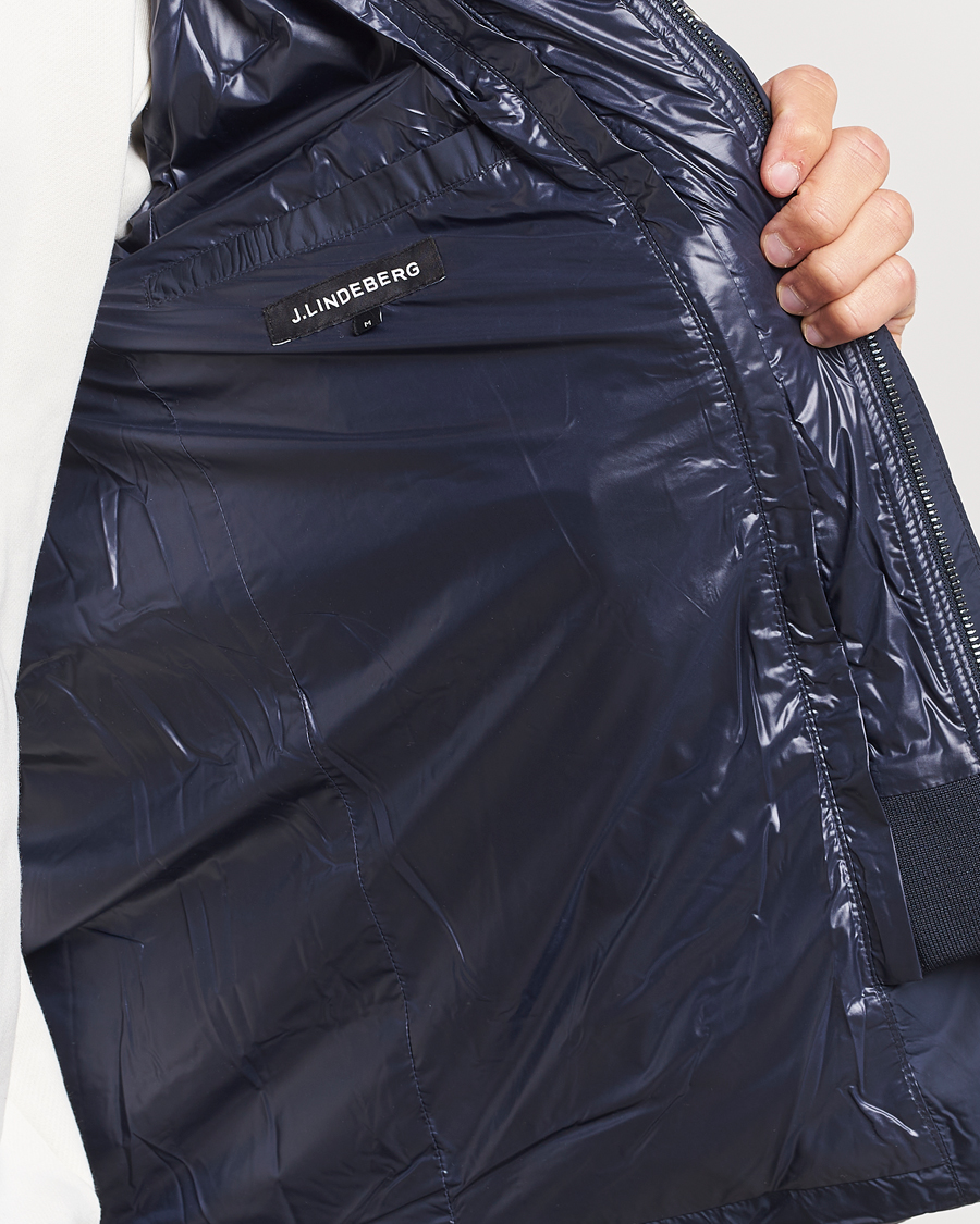 Herre | Jakker | J.Lindeberg | Bacchus Down Blazer Navy