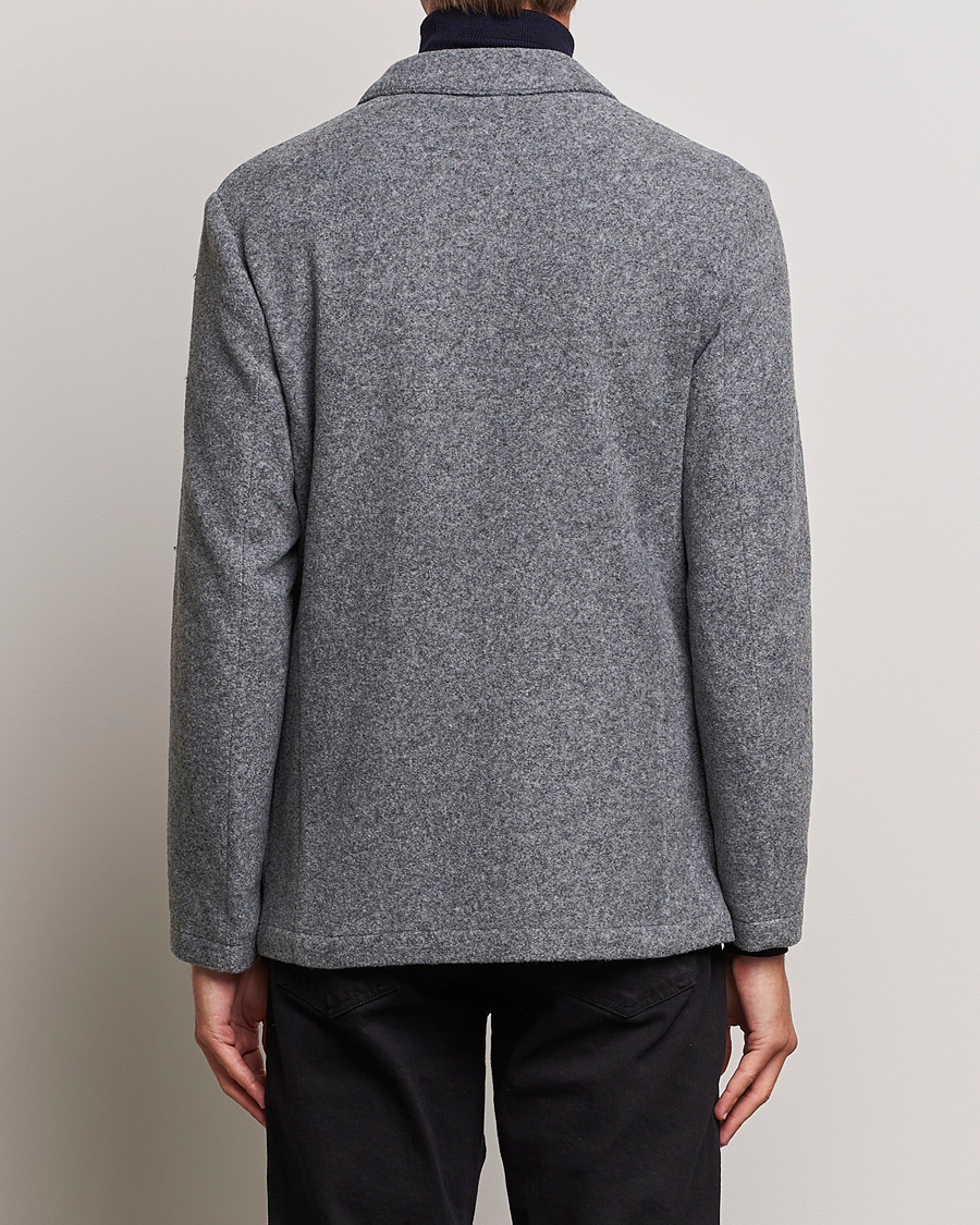 Herre | Blazere & jakker | J.Lindeberg | Carlton Wool Cardigan Blazer Mid Grey Mel